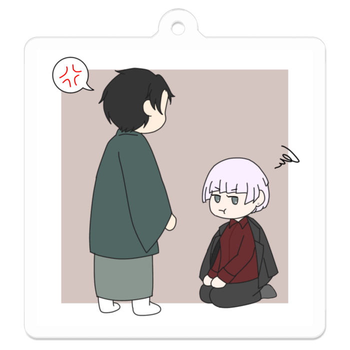 アクリルキーホルダー - 50 x 50 (mm)