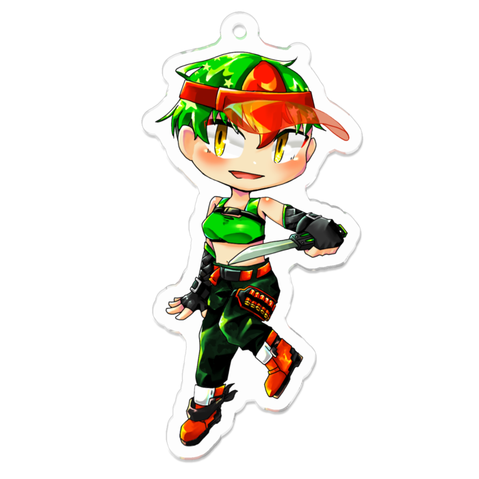 アクリルキーホルダー - 70 x 70 (mm)