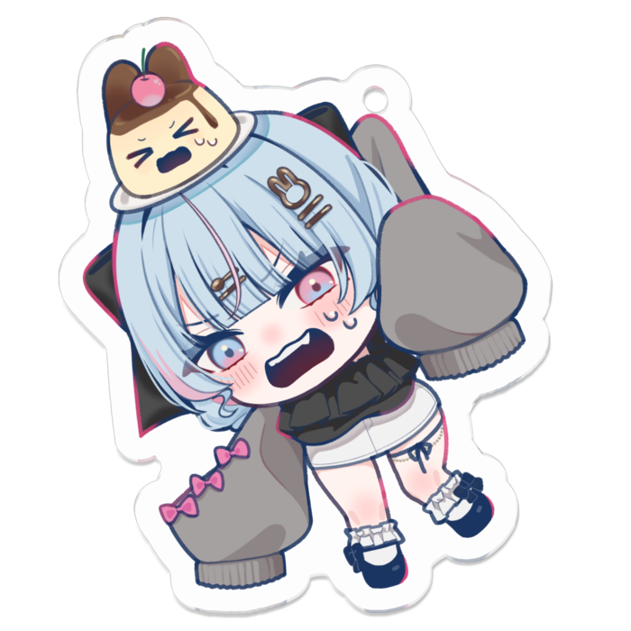 アクリルキーホルダー - 50 x 50 (mm)