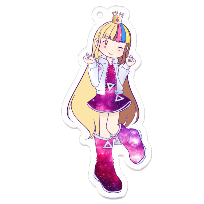 アクリルキーホルダー（コーティング） - 70 x 70 (mm)