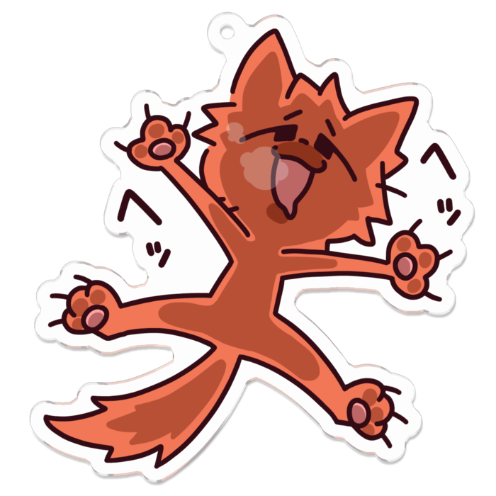 アクリルキーホルダー - 70 x 70 (mm)