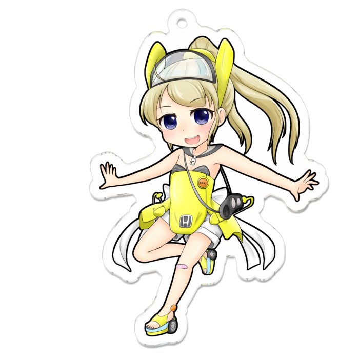 アクリルキーホルダー - 70 x 70 (mm)