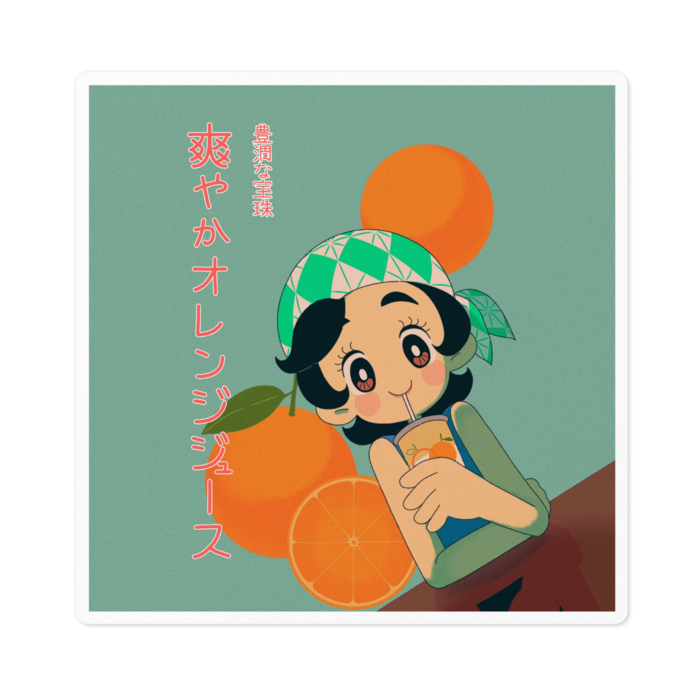 ステッカー - 100 x 100 (mm)