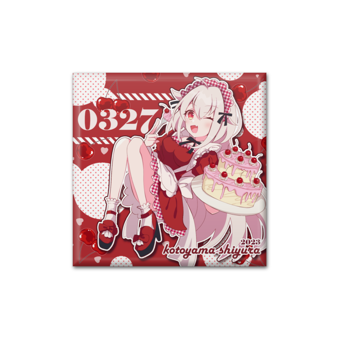 缶バッジ - 四角形40mm