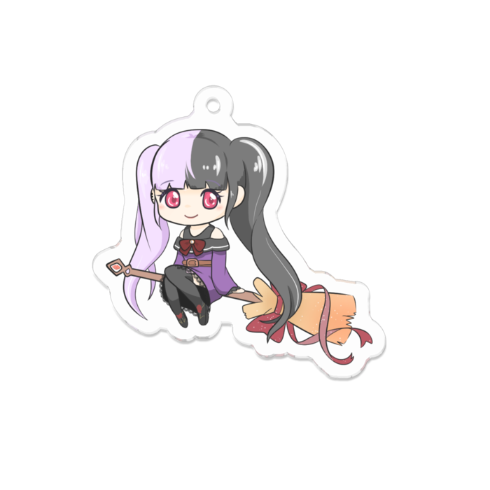 アクリルキーホルダー(紫)