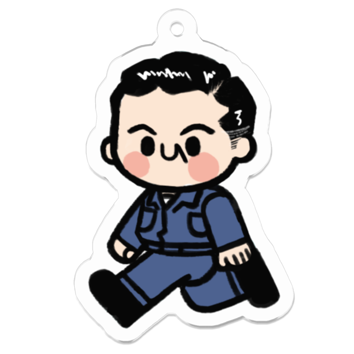 アクリルキーホルダー - 50 x 50 (mm)