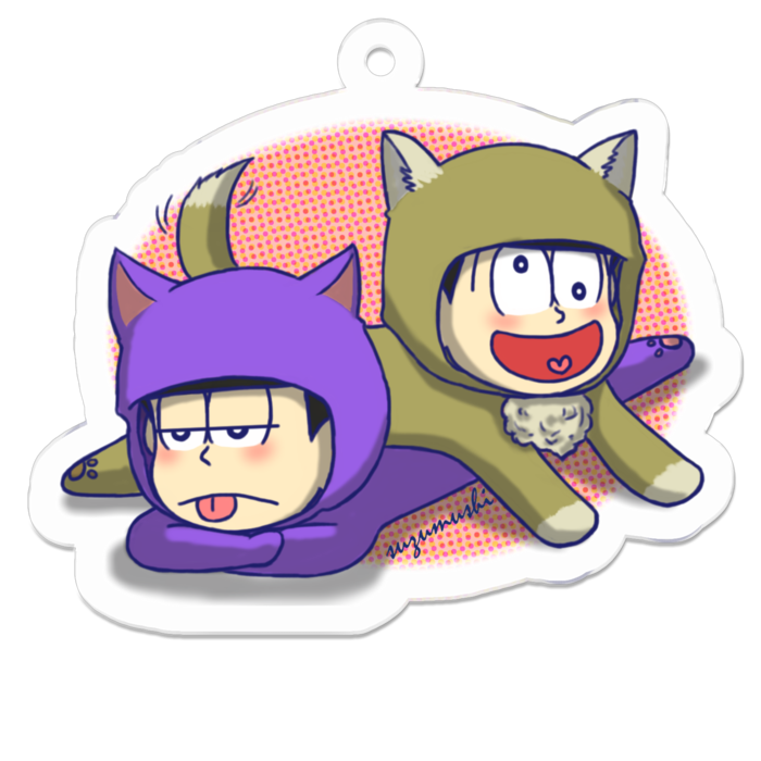 アクリルキーホルダー - 50 x 50 (mm)