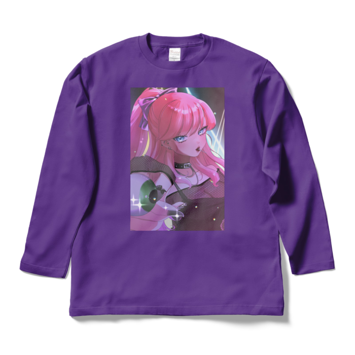 ロングスリーブTシャツ - L - パープル