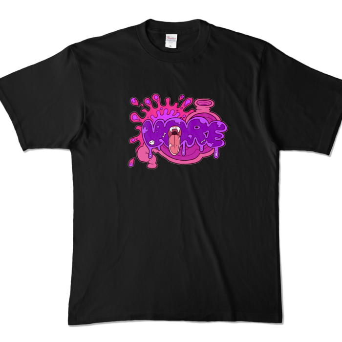 カラーTシャツ - XL - ブラック (濃色)