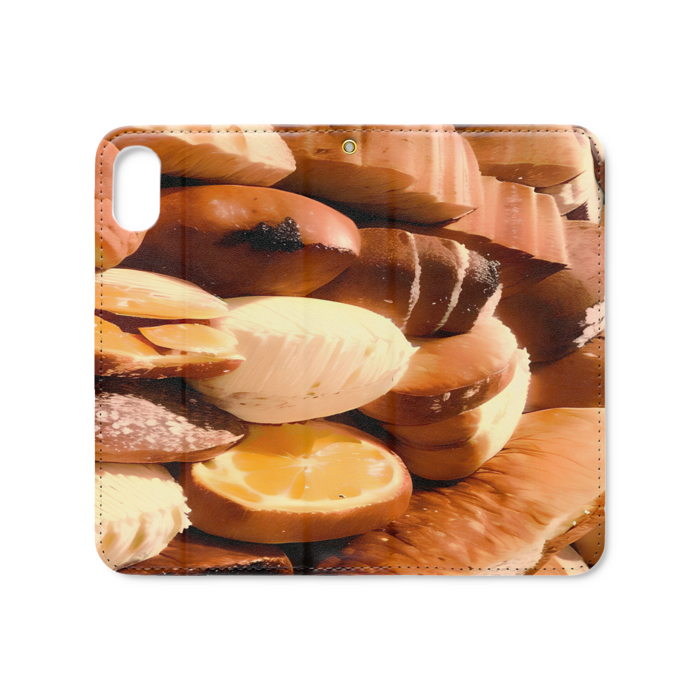 手帳型iPhoneケース（ベルトなし） - iPhone XS / X - ストラップ穴 あり