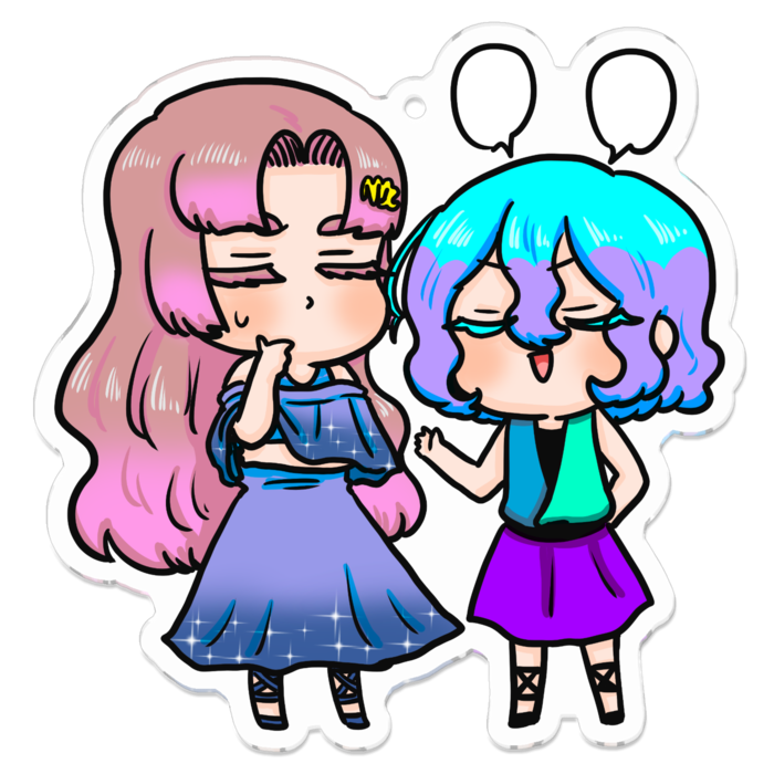 アクリルキーホルダー - 70 x 70 (mm)