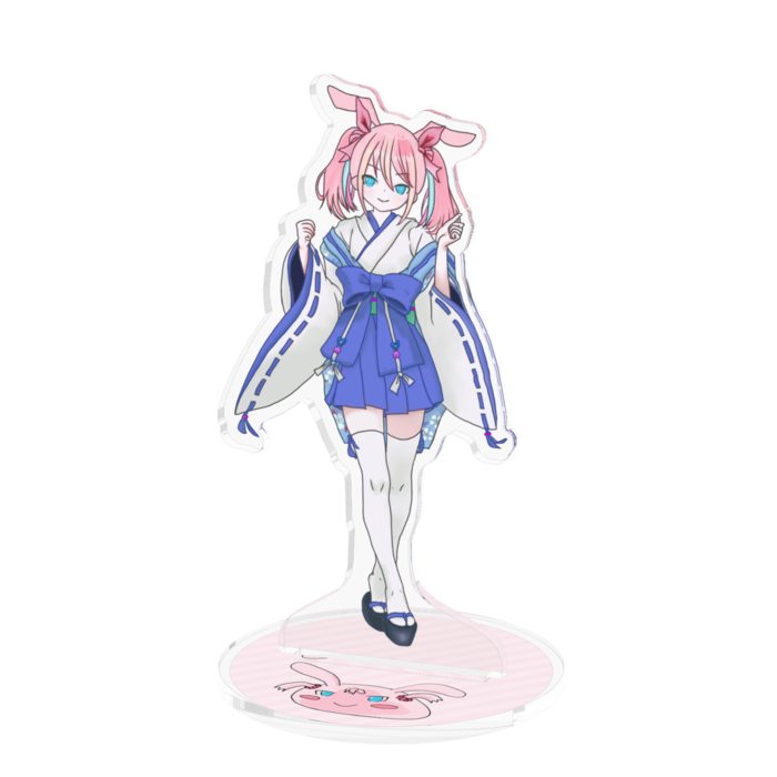 アクリルフィギュア(青) - 100x100mm(2)