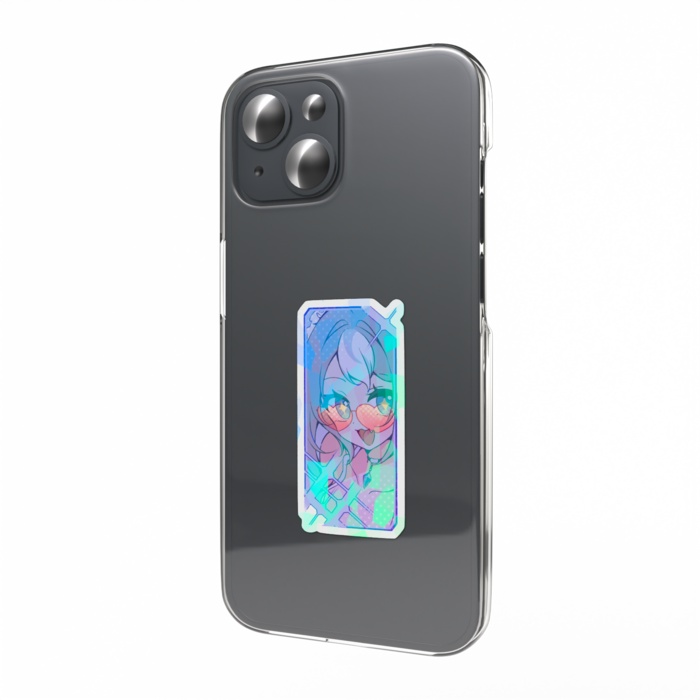 ホログラムスマホステッカー - 縦