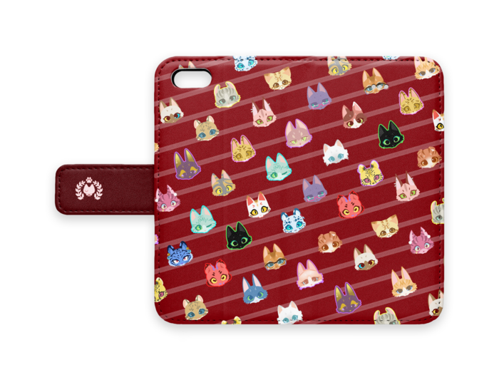 ワインレッド- iPhone 5 / SE - ストラップ穴 なし