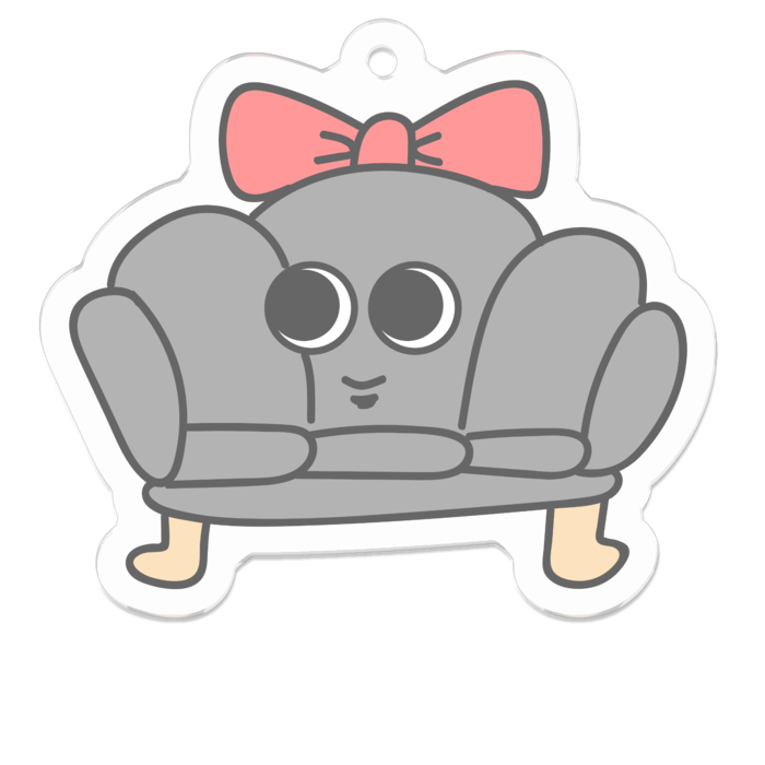 アクリルキーホルダー - 50 x 50 (mm)