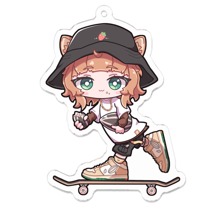 アクリルキーホルダー - 70 x 70 (mm)