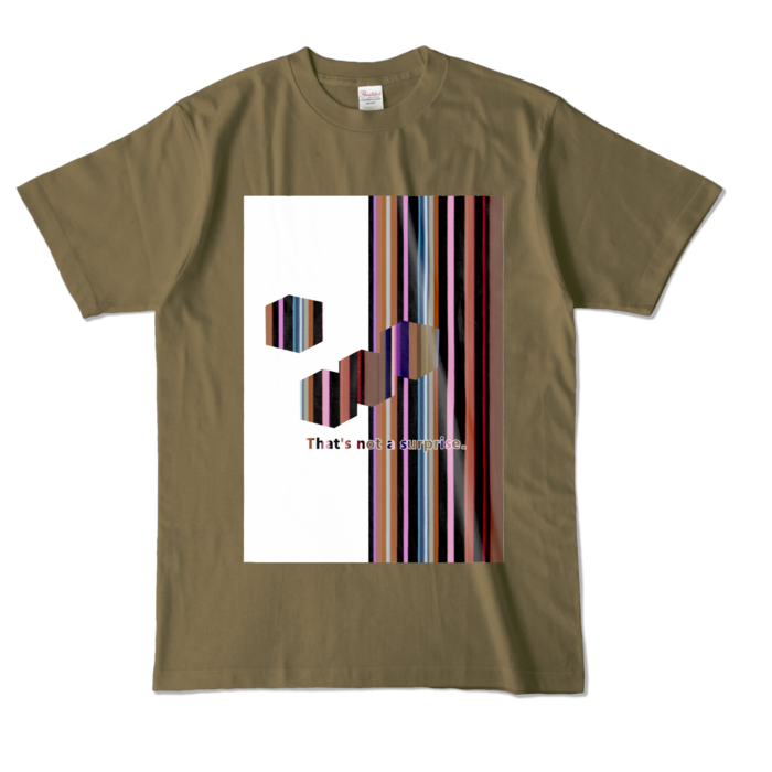 カラーTシャツ - L - オリーブ (濃色)