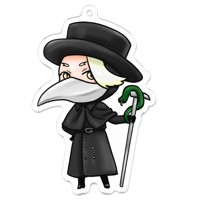 アクリルキーホルダー - 70 x 70 (mm)