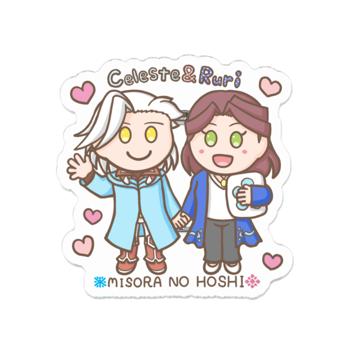 アクリルバッジ - 50 x 50 (mm)