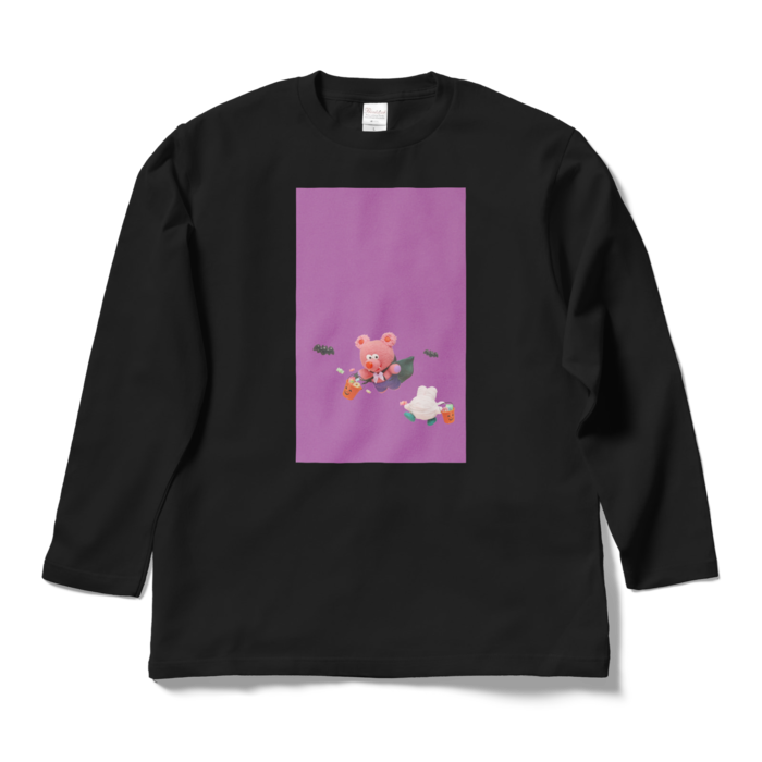 ロングスリーブTシャツ - L - ブラック