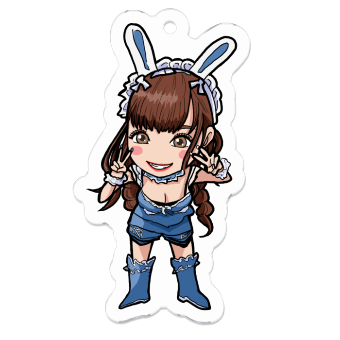 アクリルキーホルダー - 50 x 50 (mm)