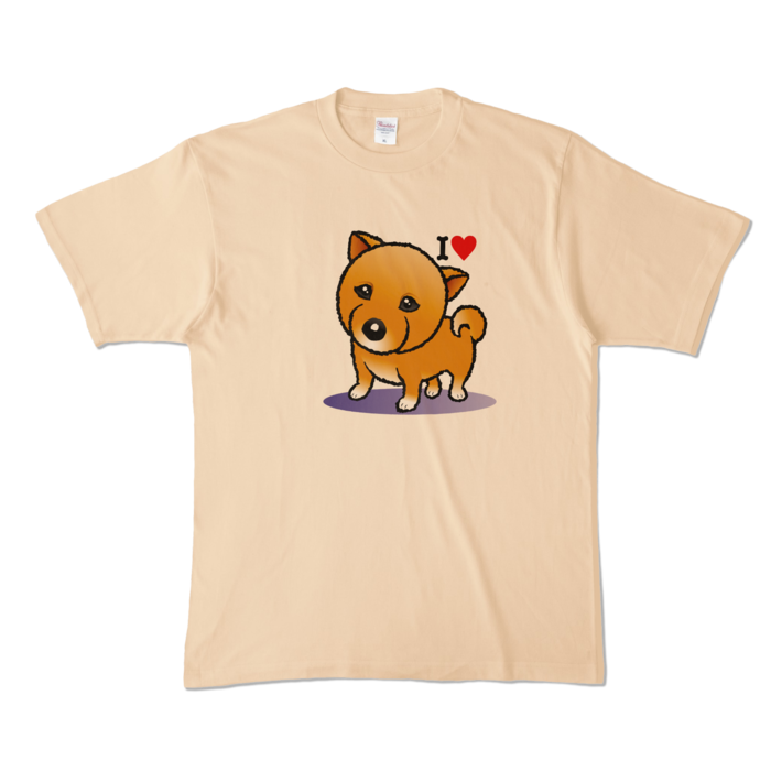 カラーTシャツ - XL - ナチュラル (淡色)