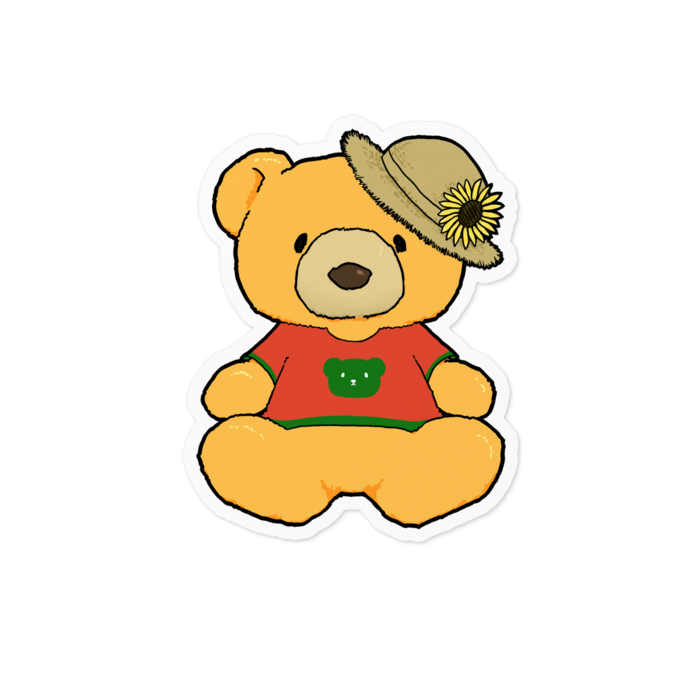 ステッカー - 100 x 100 (mm) - オレンジ