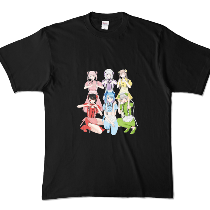 カラーTシャツ - XL - ブラック (濃色)