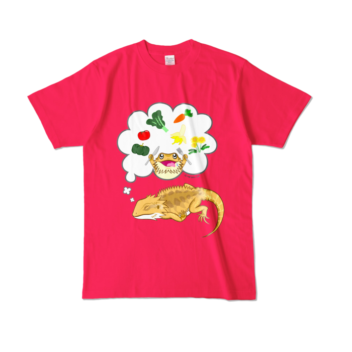 カラーTシャツ - L - ホットピンク (濃色)