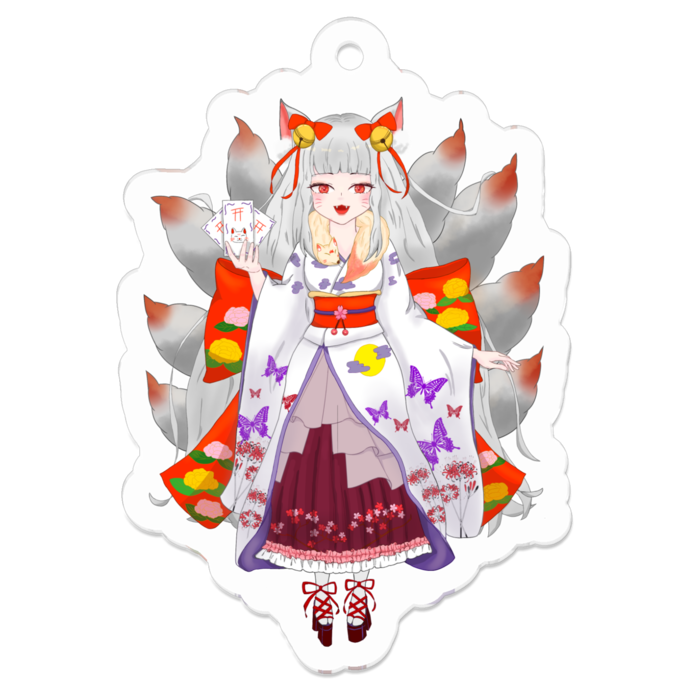 アクリルキーホルダー - 50 x 50 (mm)