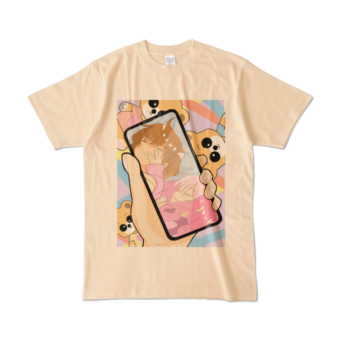 カラーTシャツ - L - ナチュラル (淡色)