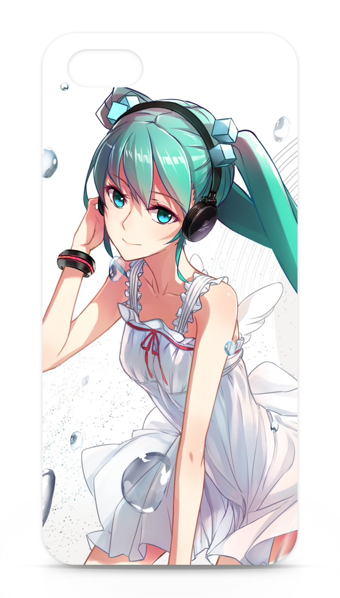 iPhoneケース - iPhone5 - 側面あり - 白