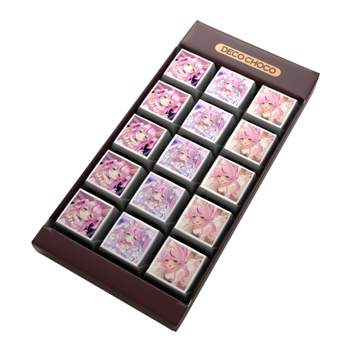 DECOチョコ - 列ごとにデザイン
