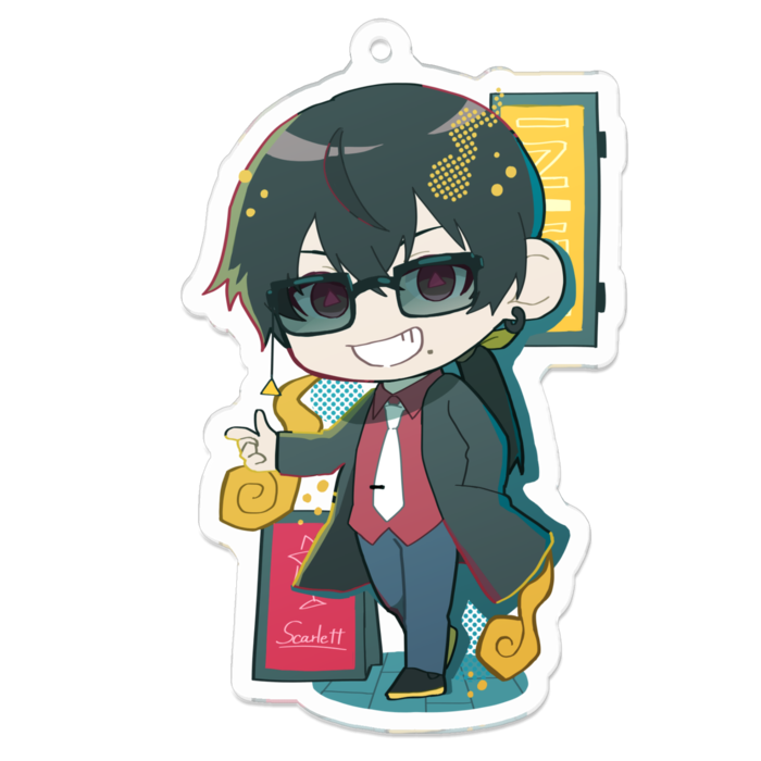 アクリルキーホルダー - 70 x 70 (mm)