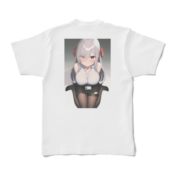 Tシャツ - XL - 白 背面プリント
