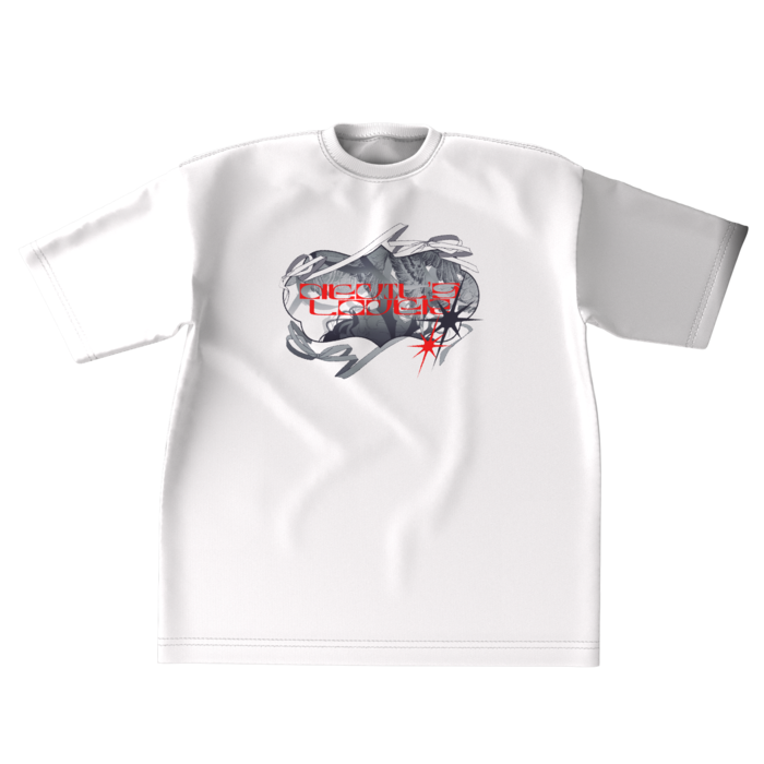 OL×悪魔Tシャツ−白XL
