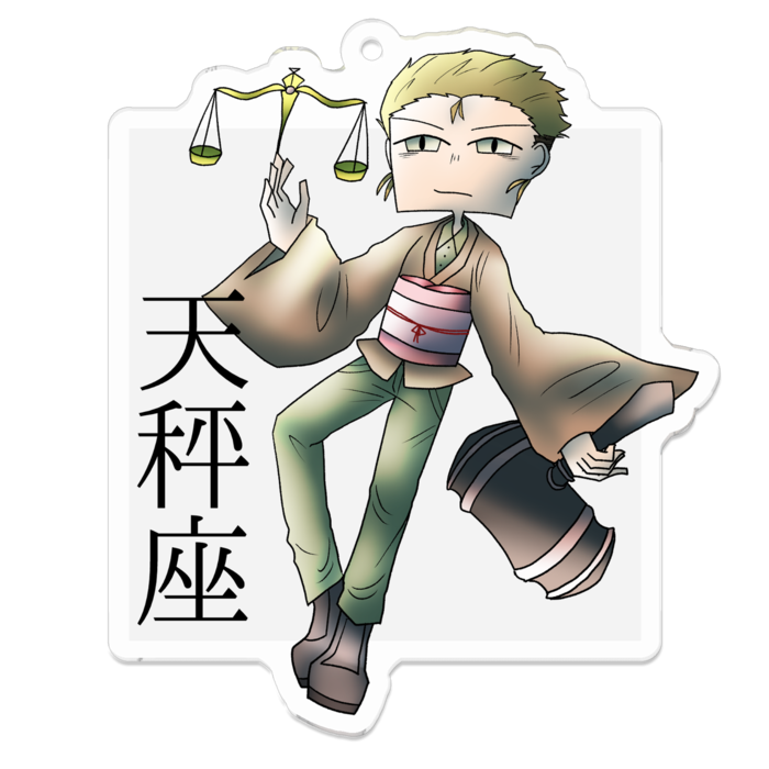 アクリルキーホルダー - 70 x 70 (mm)