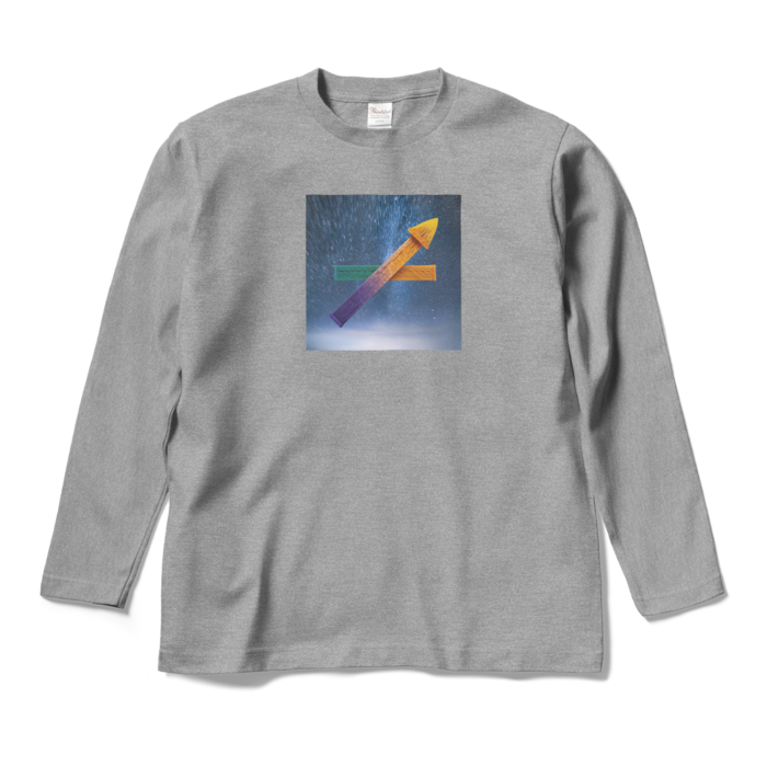 ロングスリーブTシャツ - M - 杢グレー