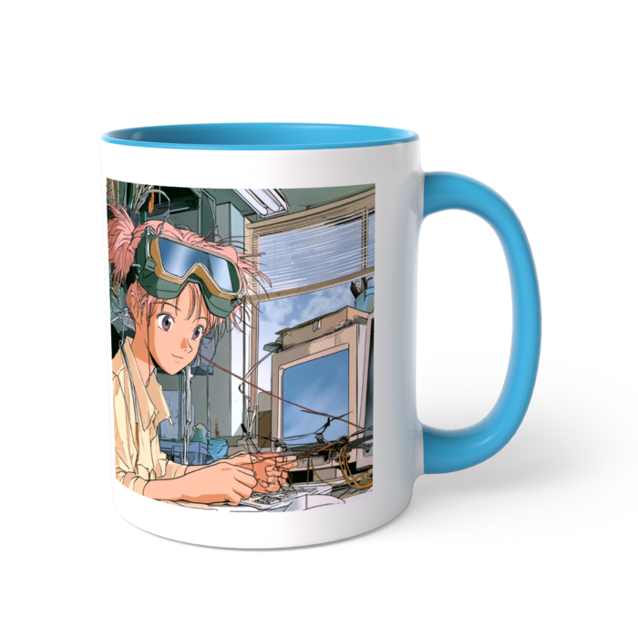 ツートンカラーマグカップ - 直径 8.2cm / 高さ 9.5cm
