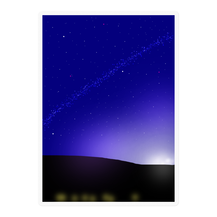 ステッカー - 100 x 100 (mm)