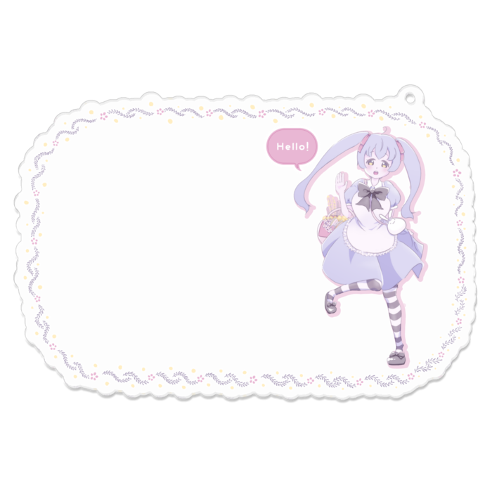 アクリルキーホルダー - 100 x 100 (mm)