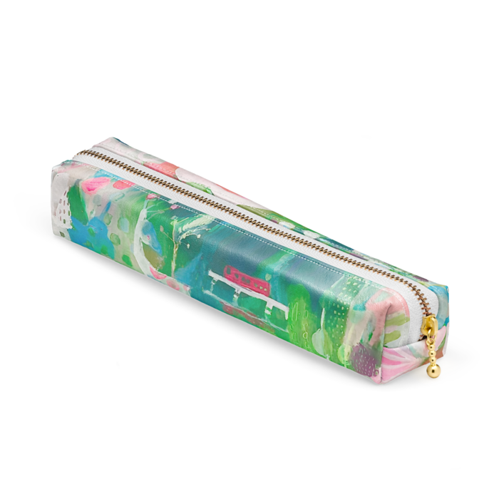 ペンケース - 20 x 4 x 4cm - ホワイト