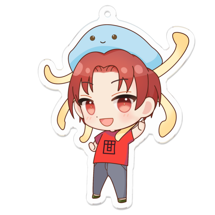 アクリルキーホルダー（コーティング） - 70 x 70 (mm)