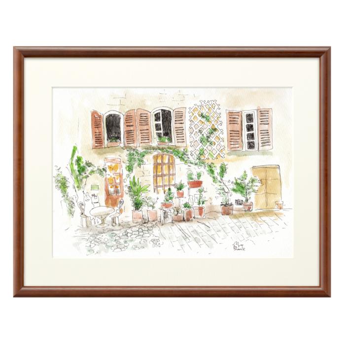 A2 - 額縁・ブラウン