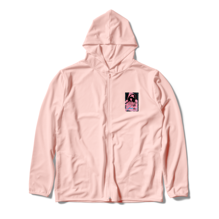 ジップパーカー - XL - ライトピンク