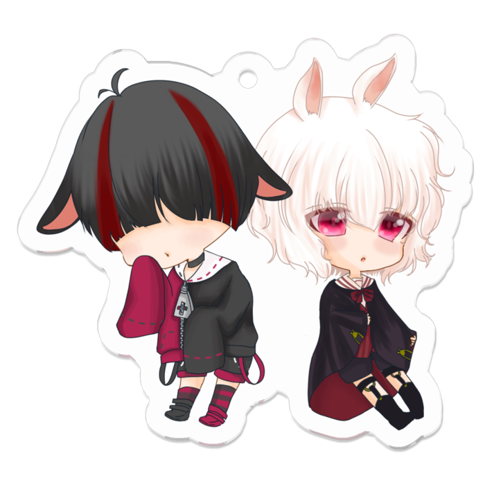 アクリルキーホルダー - 50 x 50 (mm)