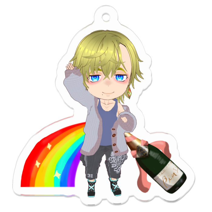 アクリルキーホルダー - 50 x 50 (mm)