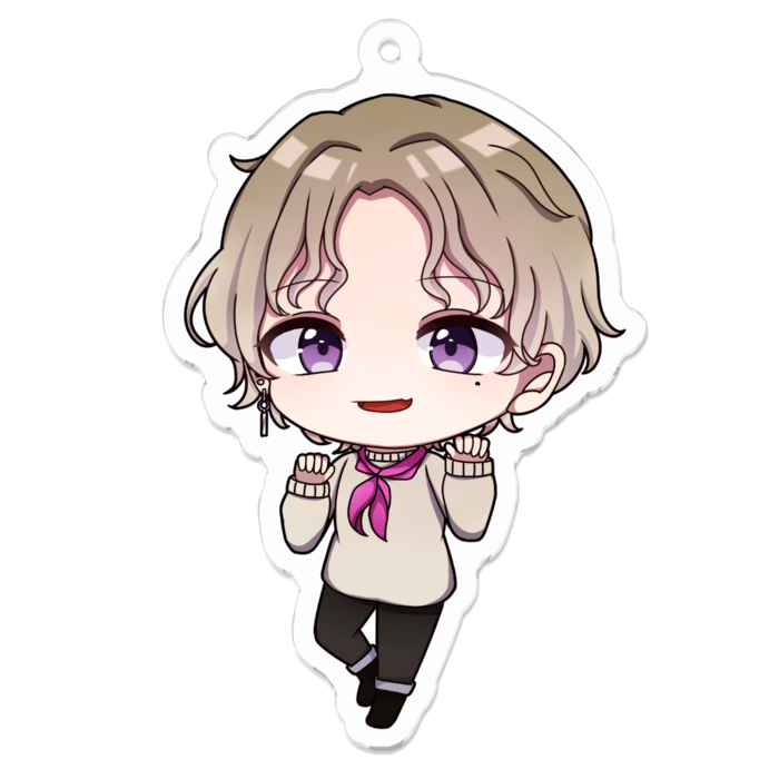 アクリルキーホルダー - 70 x 70 (mm)