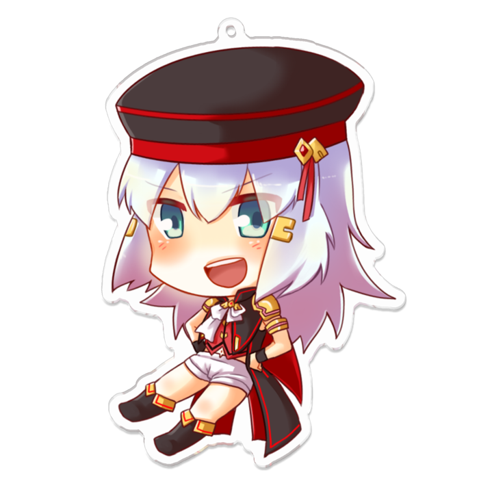 アクリルキーホルダー - 100 x 100 (mm)