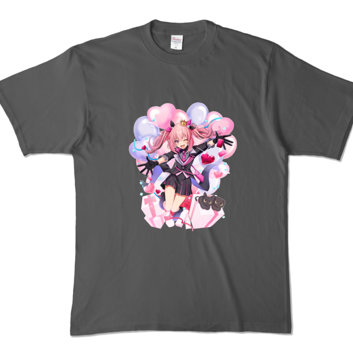 カラーTシャツ - XL - チャコール (濃色)